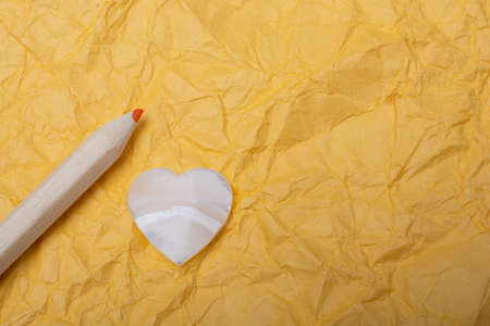 Heart shaped object in view as love conceptionの写真素材