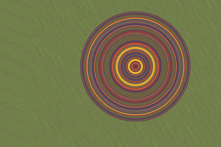 Abstract colorful circle geometric pattern design and background.