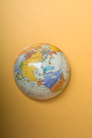 World globe model. Global business  and ecology concept.の写真素材