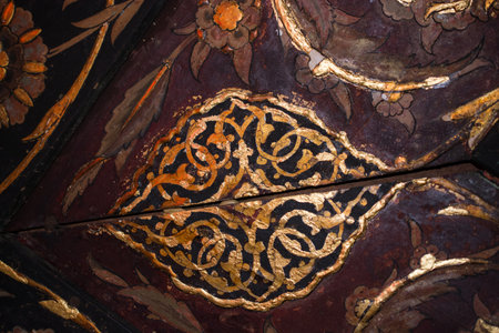 Floral art pattern example of the Ottoman time