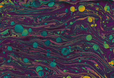 Fluid art marbling paint textured background. Unique art illustration. Liquid marbling texture.
