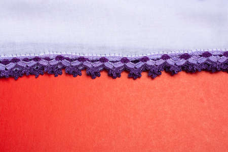 Turkish needle work embroidery Ornamental with lace patterns, details, flowersの写真素材