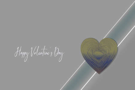 Heart for Valentines Day card greeting concept,  Background.