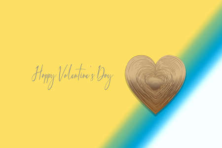 Heart for Valentines Day card greeting concept,  Background.の写真素材