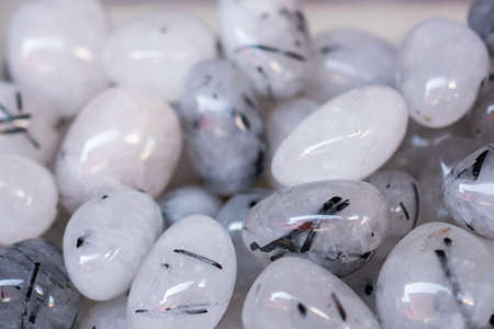 Bright Colorful marble  eggs   as natural mineral rock specimen