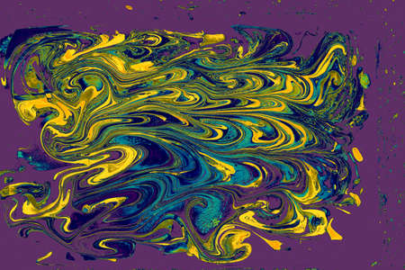Traditional Ottoman Turkish abstract marbling art patterns as background