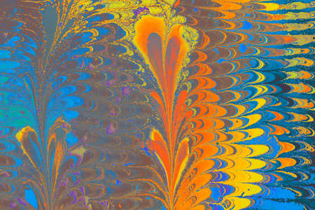 Abstract marbling floral pattern for fabric,tile design. background textureの写真素材