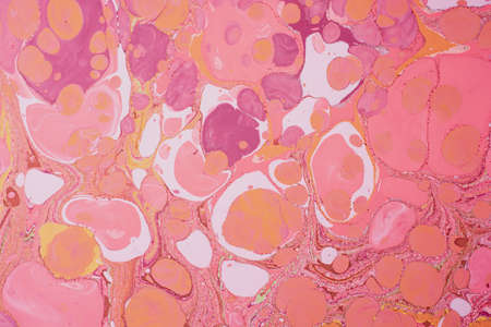 Abstract creative marble pattern texture. Traditional art of Ebru marbling