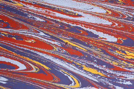 Creative ebru art background abstract pint.  Marbling texture pattern