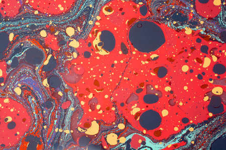 Abstract creative marbling pattern for fabric, design background textureの写真素材