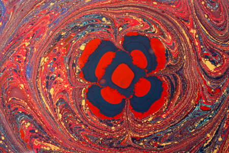 Abstract creative marbling pattern for fabric, design background textureの写真素材