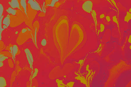 Abstract creative marbling pattern with love concept for fabric, design background texture