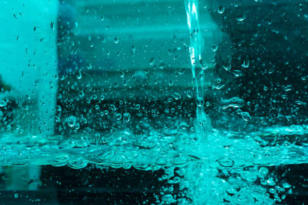 Bubbles in water as World Water Day conceptの写真素材