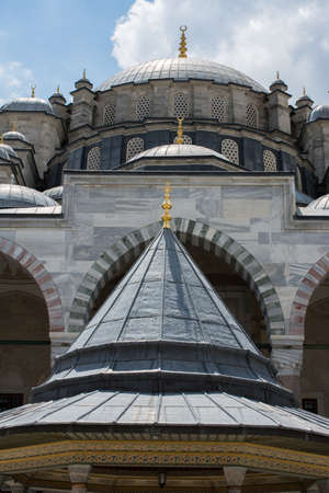 Outer view of dome in Ottoman architecture  in, Istanbul, Turkeyのeditorial素材