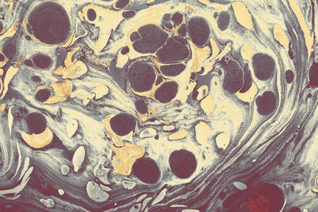 Abstract creative marble pattern texture. Traditional art of Ebru marbling