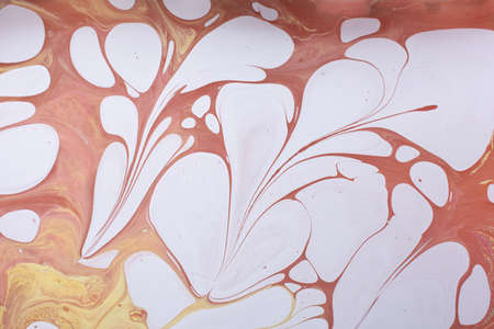 Abstract marbling floral pattern for fabric,tile design. background texture