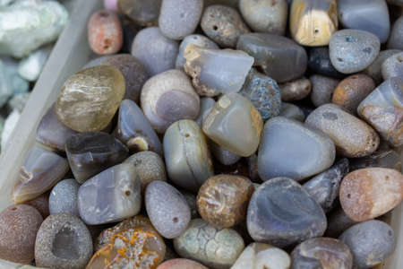 Collection of the semi precious stonesの写真素材