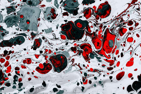 Abstract creative marble pattern texture. Traditional art of Ebru marblingの写真素材