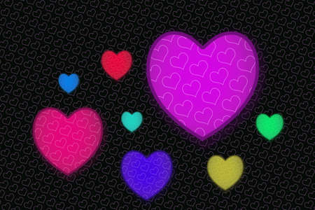 Elegant decorative  heart pattern design for  fabric, wallpaper, gift paper,  banner, cover, poster,...