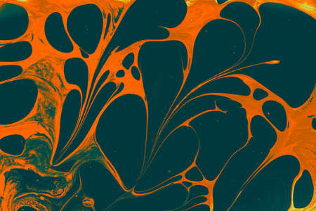 Abstract marbling floral pattern for fabric,tile design. background texture