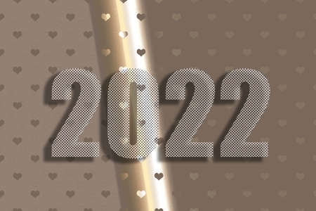 2022 background design of 2022. Happy New Year 2022. Postcard New Year 2022.