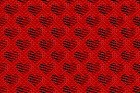Valentine's Day template with heartsfor banners, inviations, advertisements, cards.