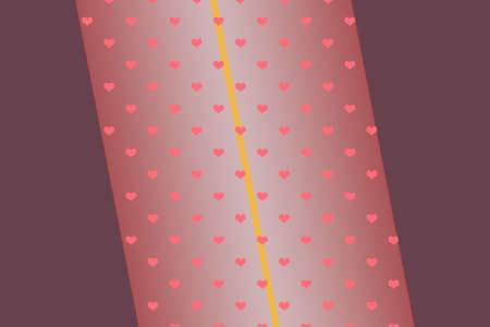 Valentine's Day template with heartsfor banners, inviations, advertisements, cards.の写真素材