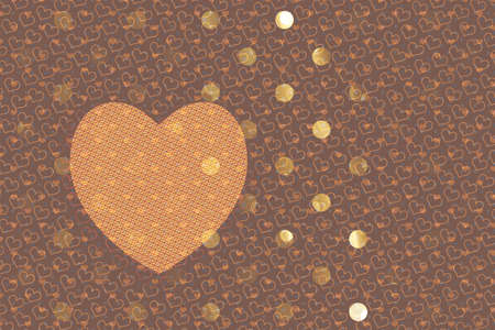Valentine's Day template with heartsfor banners, inviations, advertisements, cards.の写真素材