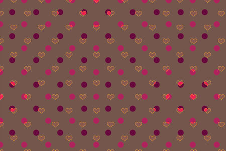 Valentine's Day template with heartsfor banners, inviations, advertisements, cards.の写真素材
