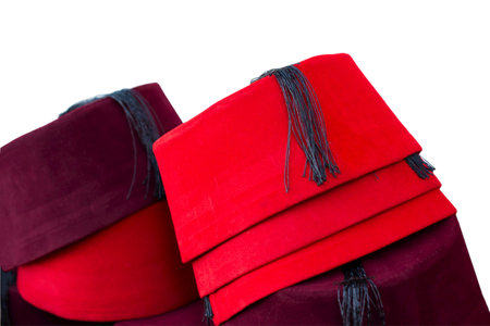 Turkish fez traditional ottoman hatの写真素材