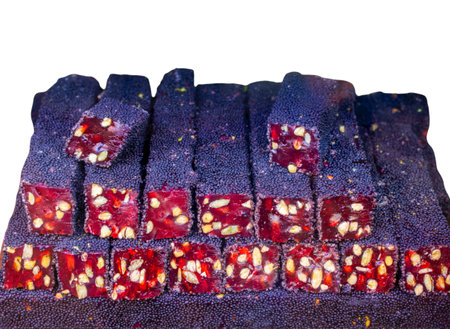 Traditional Turkish Delight (Rahat Lokum).の写真素材