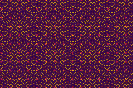 Valentine's Day template with heartsfor banners, inviations, advertisements, cards.の写真素材