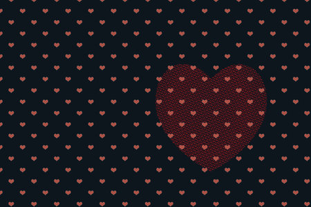 Valentine's Day template with heartsfor banners, inviations, advertisements, cards.の写真素材