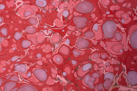 Ebru marble effect pattern design for printの写真素材