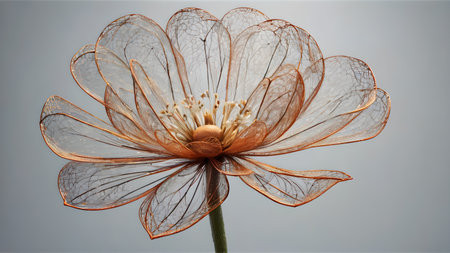 Futuristic creative lowerillustration  as science and beauty innovation concept style.  AI generated image, aiの素材