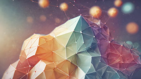 Abstract geometric background. Abstract Modern geometric Backgrounds. Abstract  Backgrounds design. AI generated imageの素材