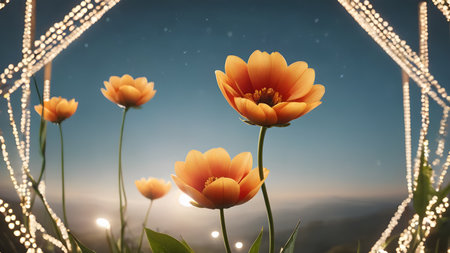 Futuristic creative abstract  flower illustration as beauty innovation concept. AI generated image, ai
Futuristic creative lowerillustration  as science and beauty innovation concept style.  AI generated image, aiの素材
