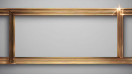 Blank picture frame template. Trendy blank  frame template for art, photos and painting.  AI generated image, aiの素材