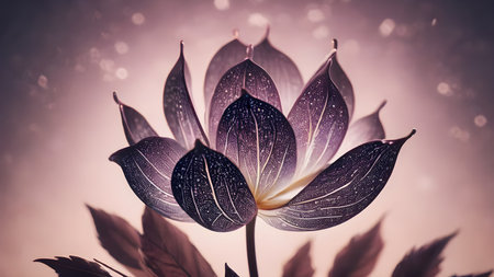 Futuristic creative lowerillustration  as science and beauty innovation concept style.  AI generated image, aiの素材