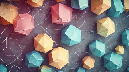 Abstract geometric background. Abstract Modern geometric Backgrounds. Abstract  Backgrounds design. AI generated imageの素材