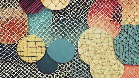 Abstract geometric background. Abstract Modern geometric Backgrounds. Abstract  Backgrounds design. AI generated imageの素材