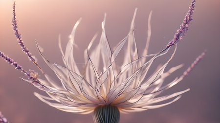 Futuristic creative lowerillustration  as science and beauty innovation concept style.  AI generated image, aiの素材