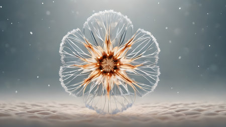 Futuristic creative lowerillustration  as science and beauty innovation concept style.  AI generated image, aiの素材