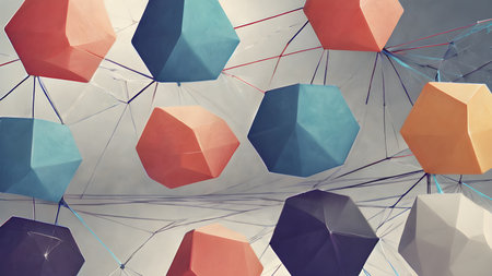 Abstract geometric background. Abstract Modern geometric Backgrounds. Abstract  Backgrounds design. AI generated imageの素材