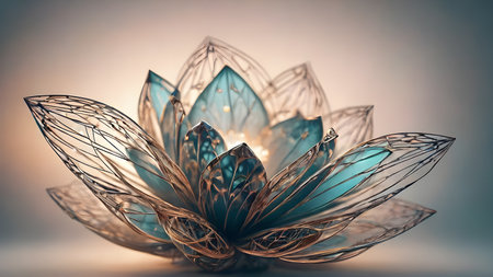 Futuristic creative lowerillustration  as science and beauty innovation concept style.  AI generated image, aiの素材