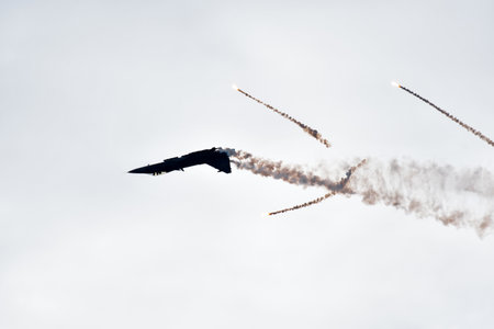 NATO DAYS, OSTRAVA, Czech republic-September, 18,2021: Saab JAS-39 Gripen Hungarian Air Force at...