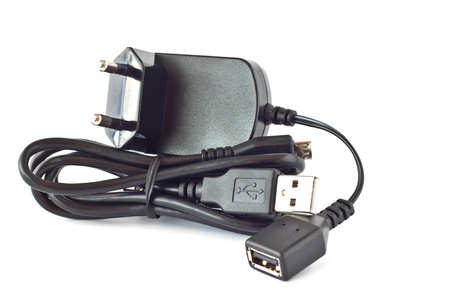 Multifunctional USB charger for mobile phone with European plug