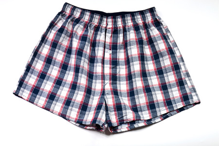 Male underwear isolated on white background
