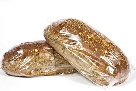 Packed in plastic bag hand-made rye bread diet