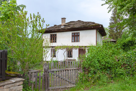 nature; facade; authentic; location; beautiful; attraction; complex; ethnographic; tourist; orthodox; reserve; bozhentsy; medieval; street; destination; revival; country; historic;のeditorial素材